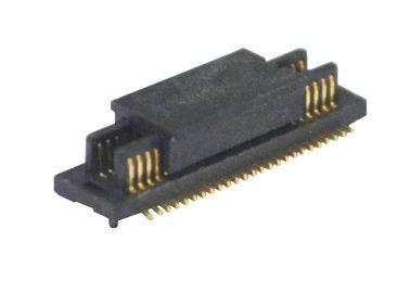 0.5A MERGULHAM o material de isolador de Pin Gold Plate PA6T PA9T LCP do conector 50 de BTB