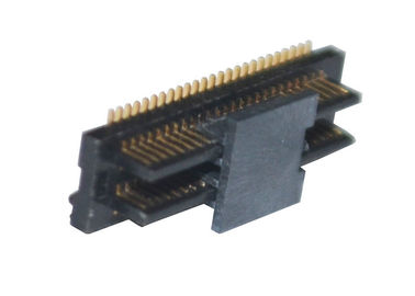 0.5A MERGULHAM o material de isolador de Pin Gold Plate PA6T PA9T LCP do conector 50 de BTB