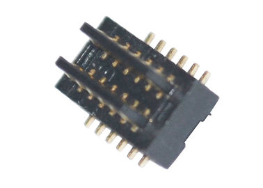 A montagem de superfície preta 2*6 Pin Board To Board Connector de H2.0 milímetro 0.8Mm lança o tipo de SMT do homem