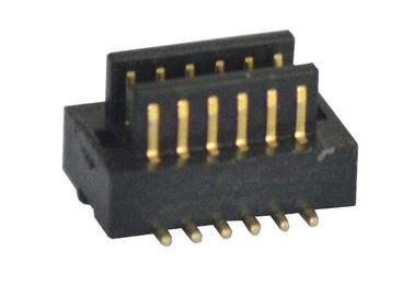 A montagem de superfície preta 2*6 Pin Board To Board Connector de H2.0 milímetro 0.8Mm lança o tipo de SMT do homem
