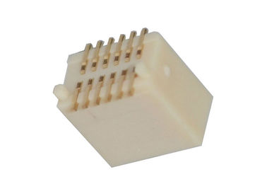 Conector masculino 180° do encabeçamento do contato de bronze vertical do conector de Smt BTB da montagem