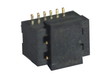 Placa de PA9T LCP H4.0 milímetro para embarcar o tipo fêmea do encabeçamento 2*6P SMT do passo dos conectores 0.8Mm