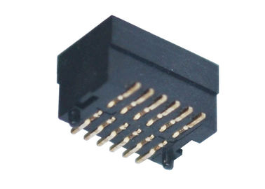 Placa de PA9T LCP H4.0 milímetro para embarcar o tipo fêmea do encabeçamento 2*6P SMT do passo dos conectores 0.8Mm