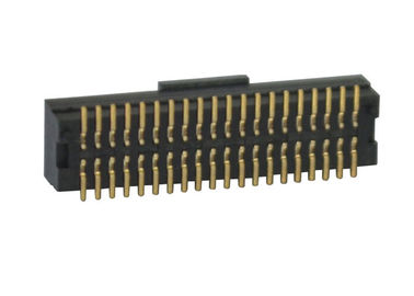 Material fêmea do Pin SMT LCP do passo 40 dos conectores de Pin 0.8mm da placa de circuito
