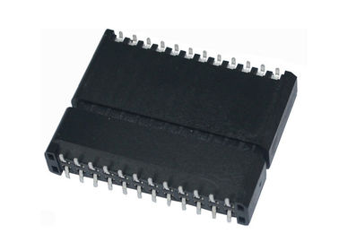 2.54mm 24 do encabeçamento masculino do Pin da montagem da superfície do PWB do conector do Pin fileiras duplas BTB