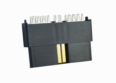 placa de 1000M Ohm PA6T PBT ao preto vertical do material de Seat LCP do conector da placa