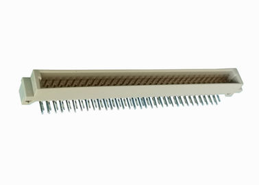 Tipo masculino cor do ângulo direito do Pin do conector de Pin 2X32 do PWB do RUÍDO 41612 do bege