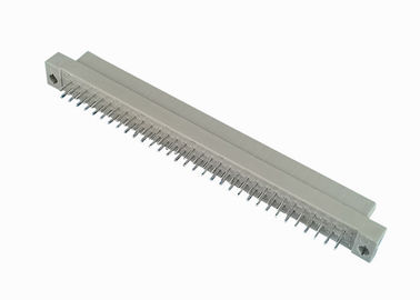 Passo fêmea do conector 2.54mm do RUÍDO 41612 de PBT uma fileira dobro reta de 180 graus