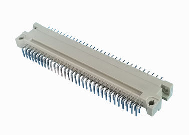 Passo fêmea do conector 2.54mm do RUÍDO 41612 de PBT uma fileira dobro reta de 180 graus