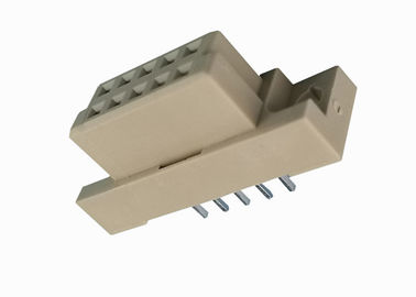 180 material de bronze do contato do Pin do encabeçamento 2x5 da fileira do conector dois do RUÍDO 41612 do grau