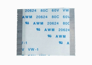 Tipo cabo de fita FFC liso flexível do MERGULHO de 0.5mm FPC com conector terminal