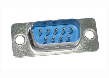 Tipo azul tipo reto soquete do Pin D do DB 9 do conector do DP para a placa de circuito do PWB