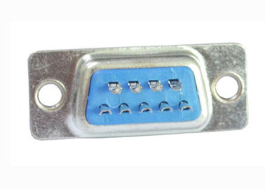 Tipo azul tipo reto soquete do Pin D do DB 9 do conector do DP para a placa de circuito do PWB