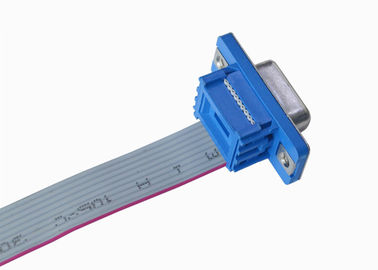 Azul 2.77mm tipo tipo reto de 9 Pin D do soquete do DP da solda do conector fêmea