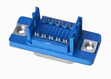 Azul 2.77mm tipo tipo reto de 9 Pin D do soquete do DP da solda do conector fêmea