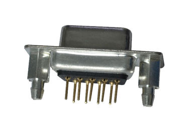 9 material dobro do preto PBT da fileira dos conectores de Pin da placa de circuito do SUB do DB D do Pin