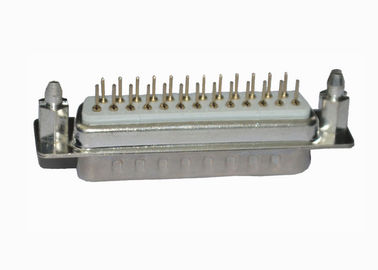 A fileira dobro 3.0A do Pin do conector 25 do SUB do DB D da liga de cobre avaliou a corrente