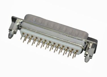 A fileira dobro 3.0A do Pin do conector 25 do SUB do DB D da liga de cobre avaliou a corrente