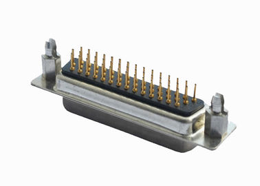 Tipo material ISO9001 de 44 Pin D da fileira PBT do dobro do conector fêmea aprovado