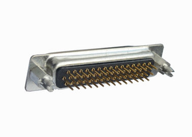 Tipo material ISO9001 de 44 Pin D da fileira PBT do dobro do conector fêmea aprovado