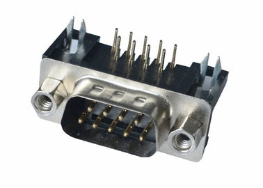 Materiais do contato do chapeamento do ouro/lata do conector do SUB do Dr. D do DB do homem de 9 Pin