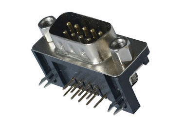 Materiais do contato do chapeamento do ouro/lata do conector do SUB do Dr. D do DB do homem de 9 Pin