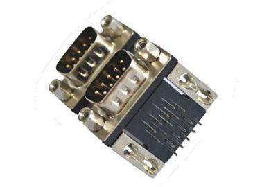 Dois tipo homem do Pin D do conector 9 do SUB da fileira D para manches do jogo de computador
