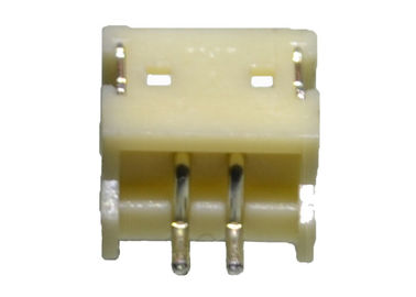 Cor terminal do branco do conector do alojamento do Pin do único conector 2 da bolacha da fileira