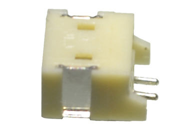 Cor terminal do branco do conector do alojamento do Pin do único conector 2 da bolacha da fileira