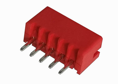Pin 5 fêmea do encabeçamento 2.0mm do ângulo direito de soldadura de pressão para o vermelho da placa do PWB