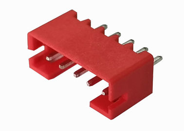Pin 5 fêmea do encabeçamento 2.0mm do ângulo direito de soldadura de pressão para o vermelho da placa do PWB