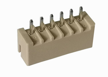 Conector horizontal PBT da bolacha de 6 Pin, fio de alta velocidade para embarcar o conector