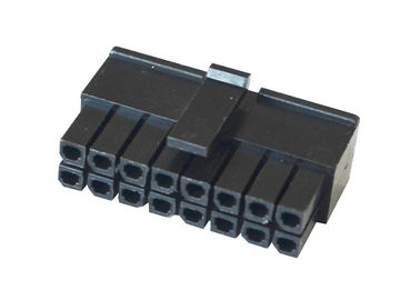 conector do fio da placa de circuito de 3.0mm emparelhado abrigando o contato de bronze do conector