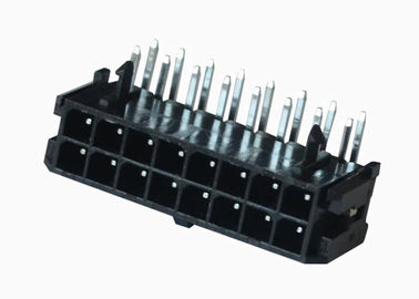 Tensão de suporte do ângulo direito 500V do conector da bolacha do fio de PBT/PA6T