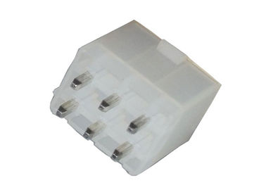 Passo do conector 4.2mm da bolacha do Pin da série 6 de R, conector terminal reto do alojamento