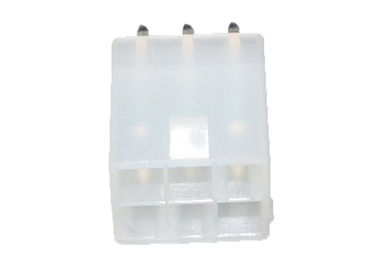 Passo do conector 4.2mm da bolacha do Pin da série 6 de R, conector terminal reto do alojamento