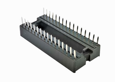 avaliação atual quadrada do conector 3A do encabeçamento do Pin do furo do MERGULHO do soquete de IC do passo de 1.778mm