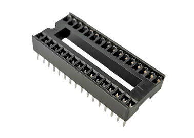 avaliação atual quadrada do conector 3A do encabeçamento do Pin do furo do MERGULHO do soquete de IC do passo de 1.778mm