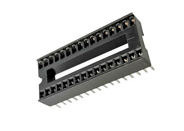 avaliação atual quadrada do conector 3A do encabeçamento do Pin do furo do MERGULHO do soquete de IC do passo de 1.778mm