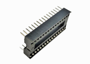 avaliação atual quadrada do conector 3A do encabeçamento do Pin do furo do MERGULHO do soquete de IC do passo de 1.778mm