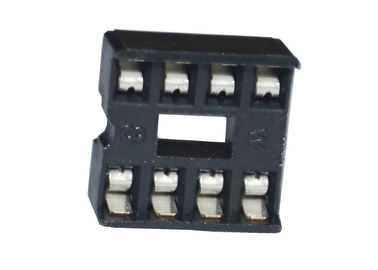 conector do encabeçamento do Pin do furo quadrado do Pin do soquete 8 do mergulho de 2.54mm para a placa do PWB
