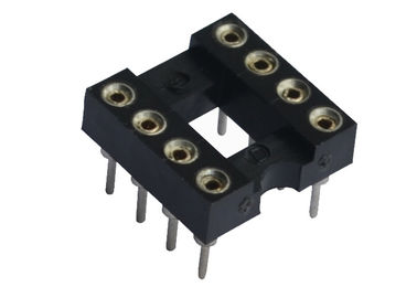 UL 94V 0 28 umidade redonda do conector do furo 7.62mm do soquete de IC do mergulho do Pin - prova