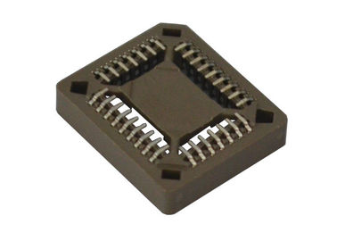 32 tipo ouro de SMT do passo do conector 1.27mm do soquete do Pin PLCC IC/chapeamento da lata