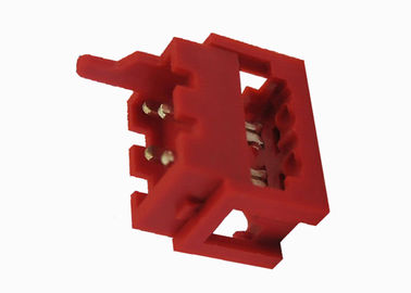 A confiança alta entalhou o isolador masculino do UL 94V 0 do encabeçamento do Pin do conector 1.27mm de IDC
