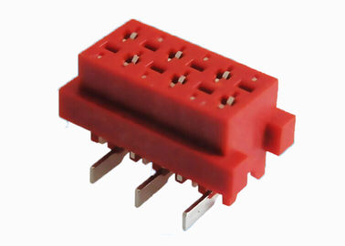 Fio fêmea do encabeçamento IDC Connector1.27mm para embarcar o tipo de cabo da imprensa de 6 Pin
