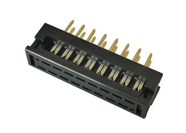 2.54mm da C.A. 16 do Pin IDC do conector tensão de funcionamento do encabeçamento do UL 94V 0 60V masculina/C.C.