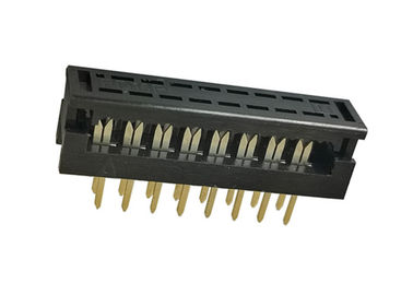 2.54mm da C.A. 16 do Pin IDC do conector tensão de funcionamento do encabeçamento do UL 94V 0 60V masculina/C.C.