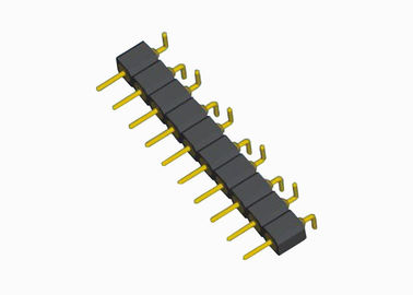 do encabeçamento redondo do Pin da fêmea de 2.54mm tipo masculino e fêmea da única fileira dos encabeçamentos de SMT