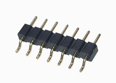 Montagem vertical SMT do Pin fileira masculina redonda horizontal 6 do conector do encabeçamento da única