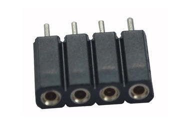 Tensão de Withstand fêmea reta 500 V do conector do encabeçamento do PWB da única fileira